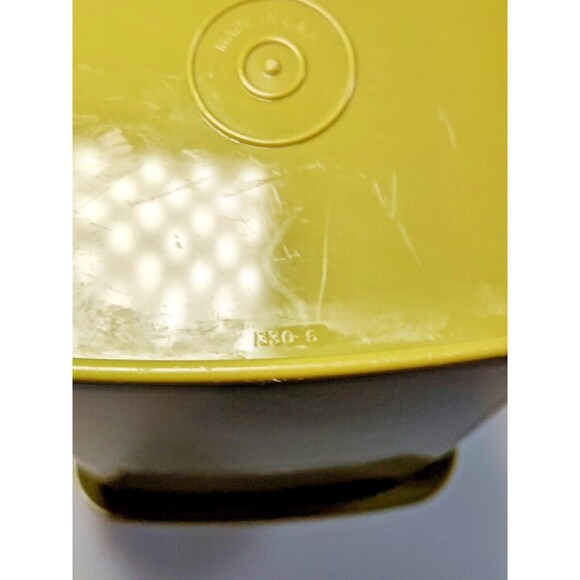 Vintage Tupperware 1330-6 Pickle Keeper Pick-A-Deli Olive Green - 3 Pieces - Picture 14 of 14